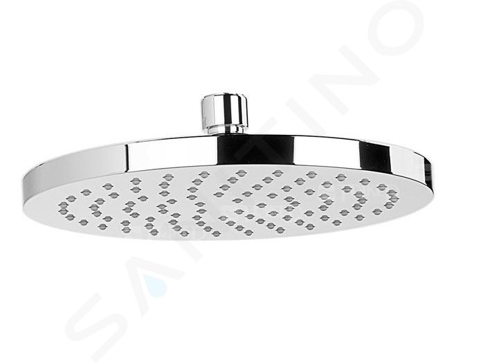 Jika Mio - Hlavová sprcha, průměr 20 cm, 1 proud, šedý plast/chrom H3677100040411