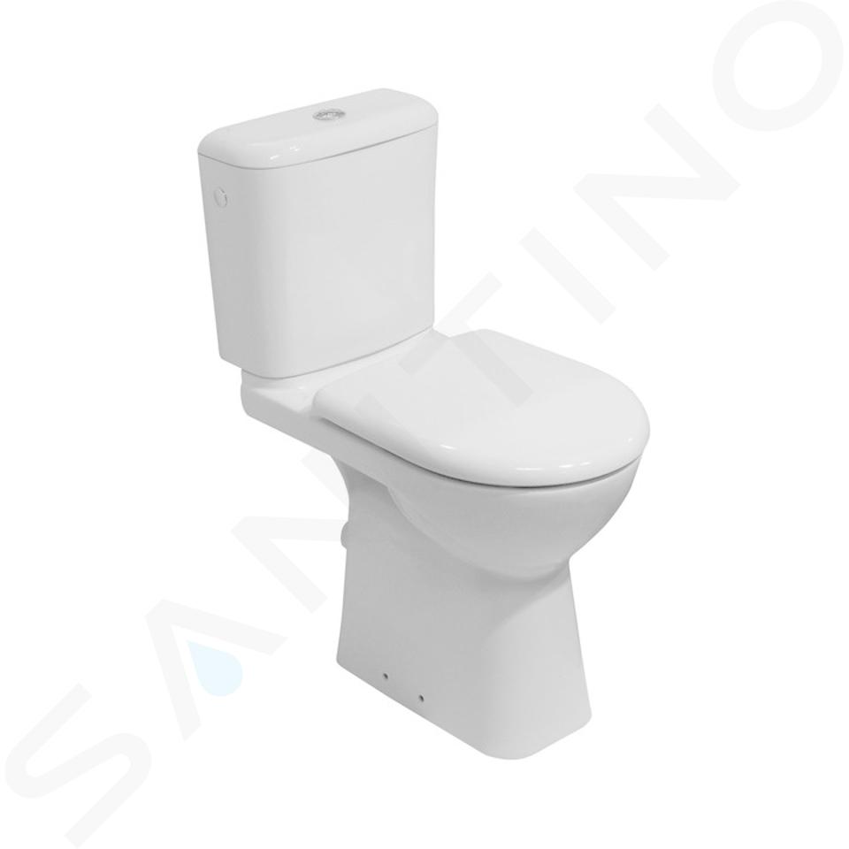 Jika Deep - Toilet combipot, barrièrevrij, afvoer achteraan, wit H8236160000001