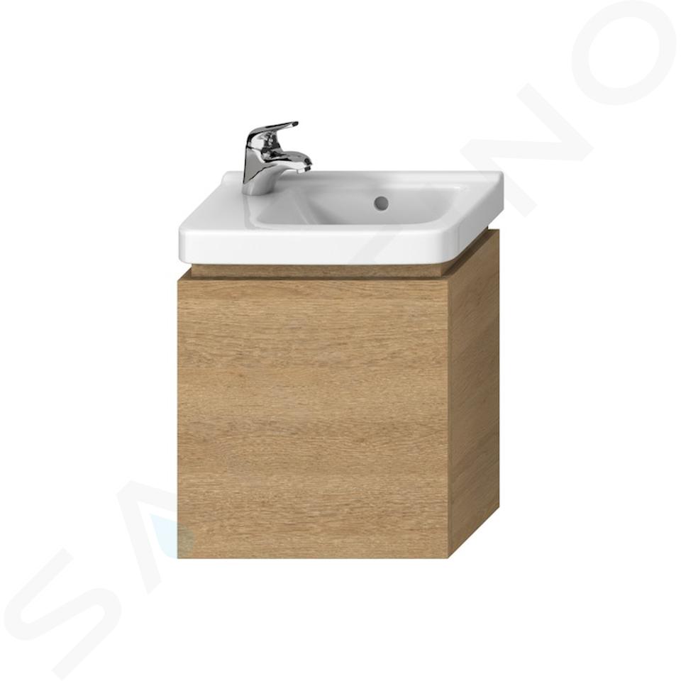 Jika Cubito - Meuble lavabo 44x48 cm, porte battante, chêne H40J4201005191