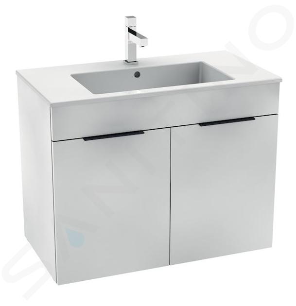 Jika Cube - Meuble avec lavabo, 790x422x622 mm, blanc H4537521763001