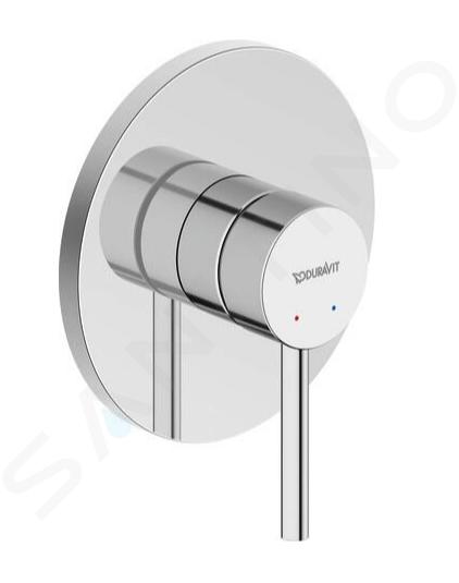 Duravit Circle - Rejtett zuhanycsaptelep, testtel, krómozott CE4210007010