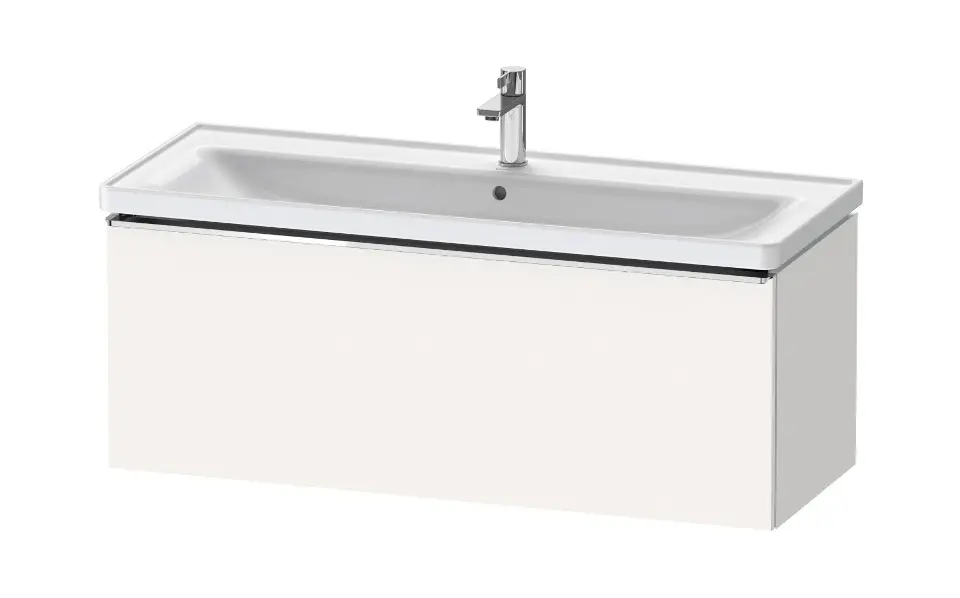E-shop Duravit D-Neo - Umývadlová skrinka, 118x44x45 cm, 1 zásuvka, matná biela DE4291010180000