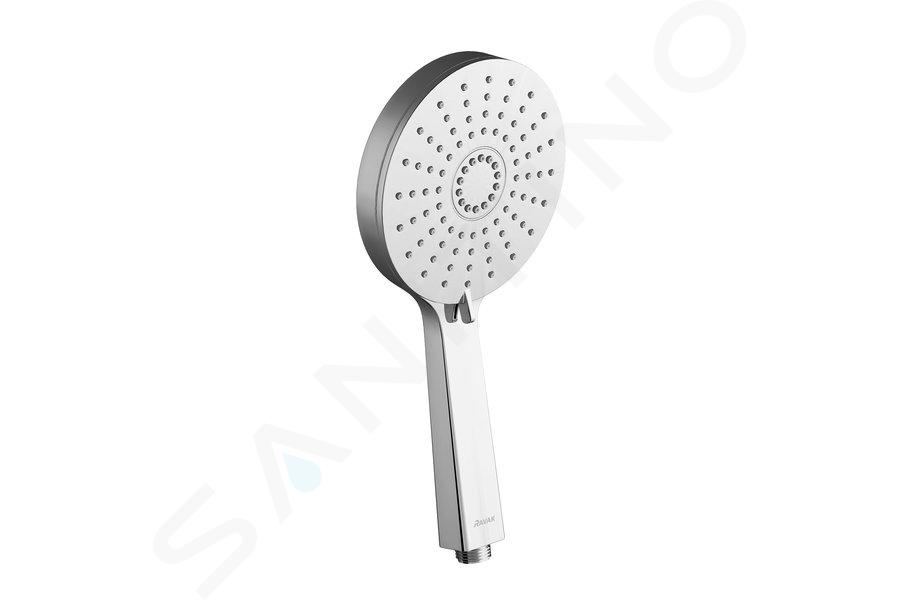 Ravak Sprchy - Sprchová hlavica Flat XXL 961.00, 3 prúdy, priemer 14 cm, chróm X07P344