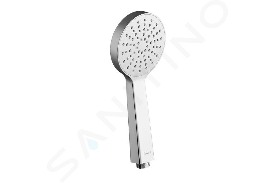 Ravak Douches - Handdouche plat S 960,00, plat, 1 functie, diameter 100 mm, chroom X07P343