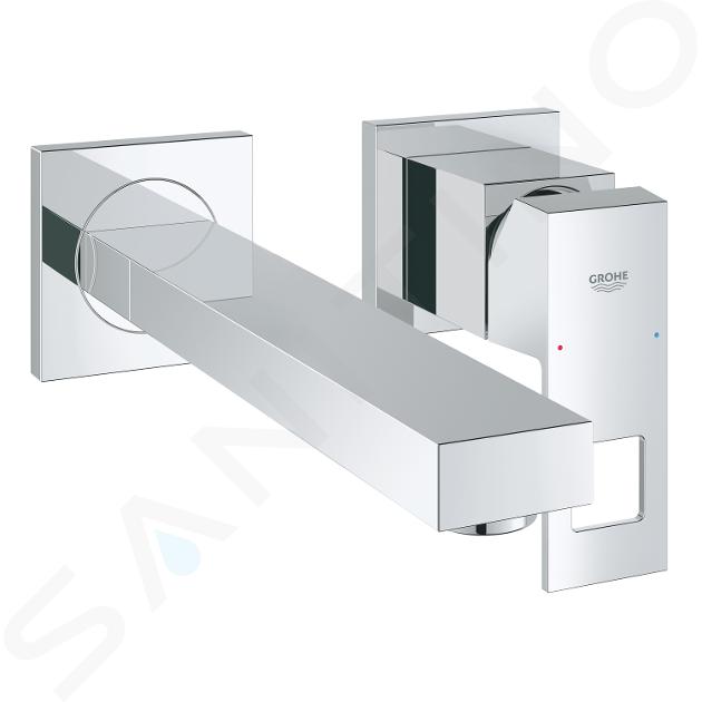 Grohe Eurocube - Dwuotworowa bateria umywalkowa podtynkowa, chrom 23447000