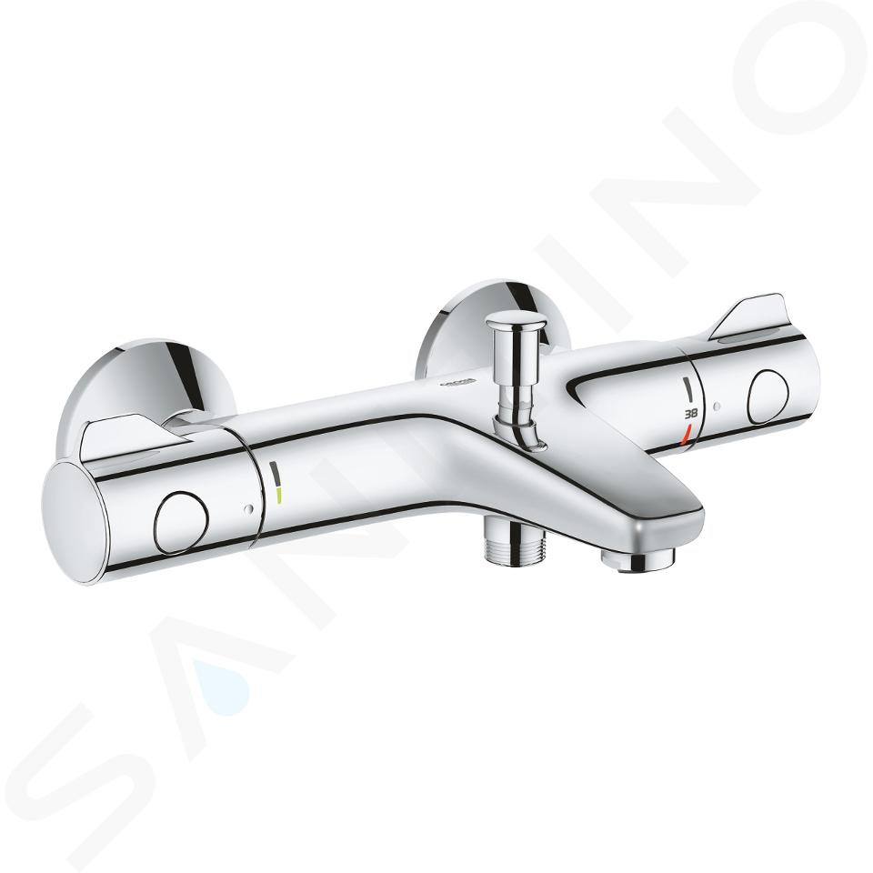 Grohe Grohtherm 800 - Mitigeur de baignoire thermostatique, chrome 34576000