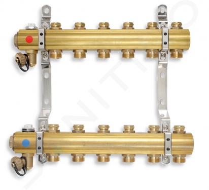 Novaservis Materiale idraulico - Manifold con valvole di controllo e meccaniche, 11 circuiti RO11S