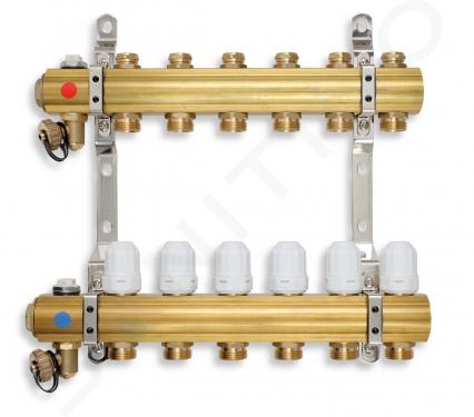 Novaservis Program hydrauliczny - Rozdzielacz z zaworami regulacyjnymi, termostatycznymi i mechanicznymi, na 10 obiegów RZ10S