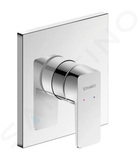 Duravit Manhattan - Rejtett zuhanycsaptelep, testtel, krómozott MH4210007010