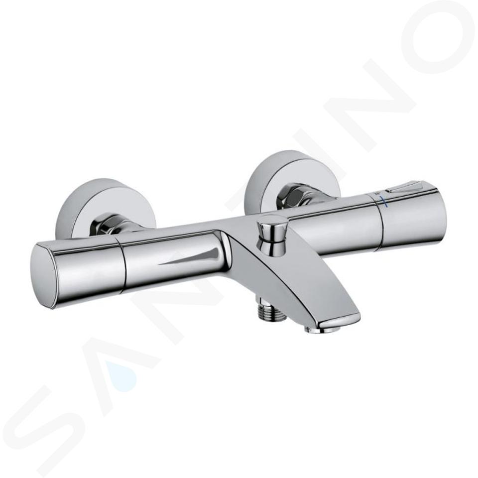 Kludi Zenta - Mitigeur thermostatique de baignoire, chrome 351010538