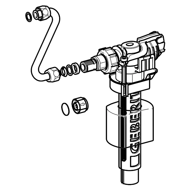 Robinet flotteur pour réservoir wc