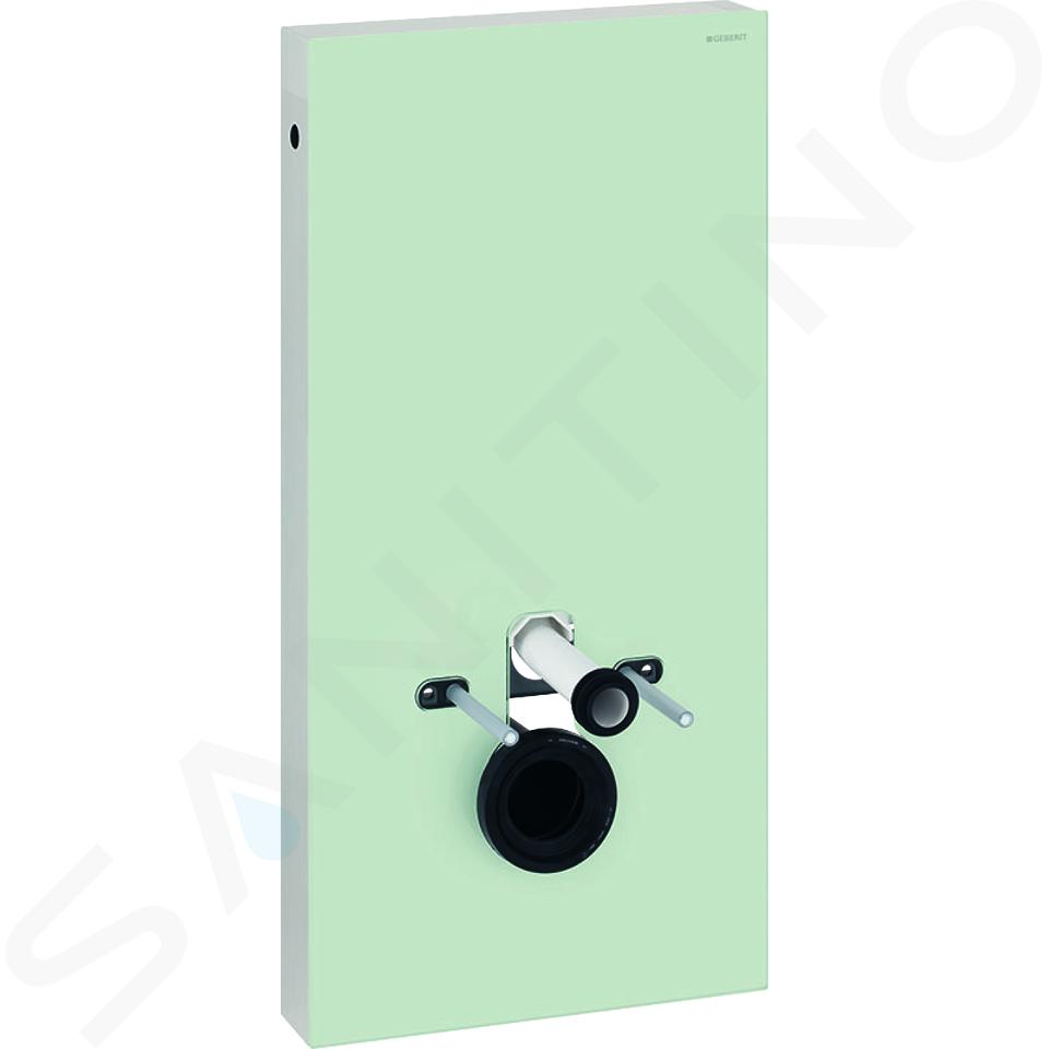 Geberit Monolith - Modulo sanitario per WC sospesi, 101 cm, ingresso inferiore, verde menta 131.021.SL.5