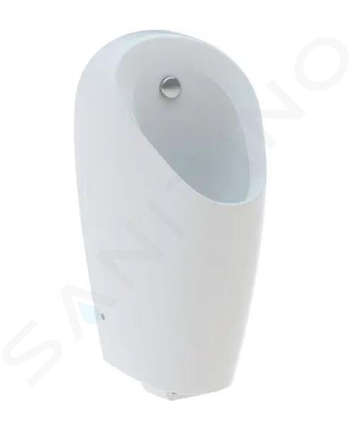 Geberit Urinarios - Urinario Selva con control integrado, alimentación por generador, blanco 116.084.00.1