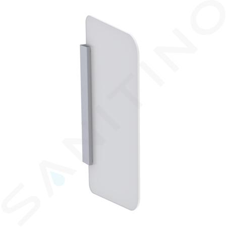 Geberit Accesorios - Pared divisoria del urinario, cristal blanco 115.211.TD.1