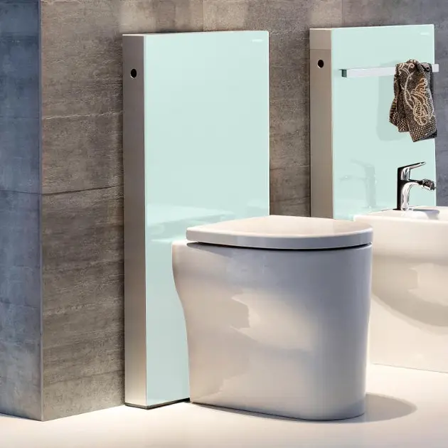 GEBERIT Panneau MONOLITH pour WC suspendu - Vert d'eau