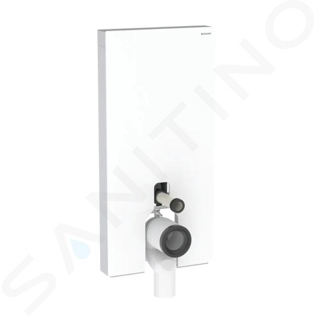 Geberit Monolith - Modulo sanitario per WC a terra, 101 cm, ingresso laterale, bianco 131.003.SI.5