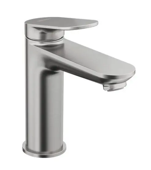 Duravit Wave - Miscelatore da lavabo, acciaio inox spazzolato WA1020002070