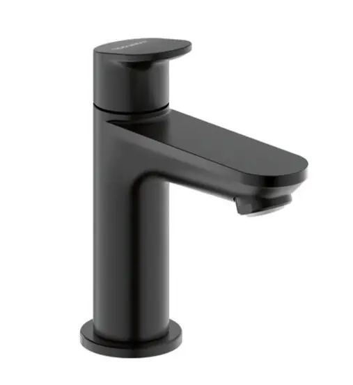 Duravit Wave - Válvula de lavabo, negro mate WA1080002046
