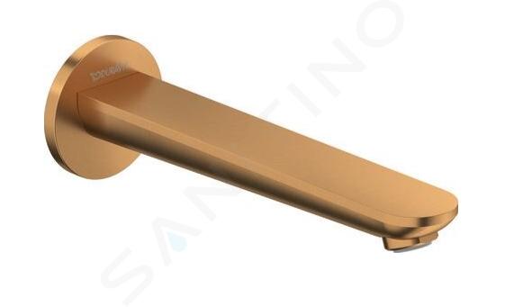 Duravit Wave - Bec pour baignoire, bronze brossé WA5240010004