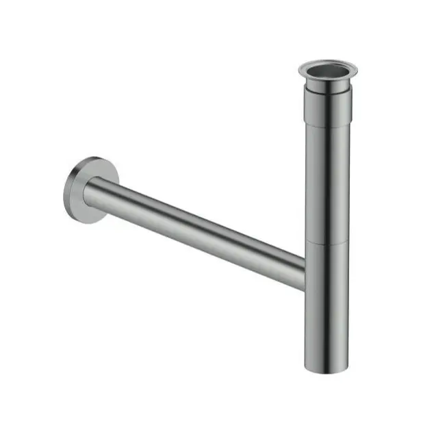 Duravit - Sifón de diseño, acero inoxidable cepillado 0050367000