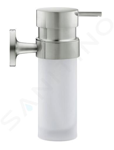 Duravit Starck T - Zeepdispenser met houder, matglas/geborsteld rvs 0099357000