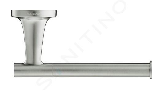 Duravit Starck T - Portarotolo, acciaio inox spazzolato 0099377000