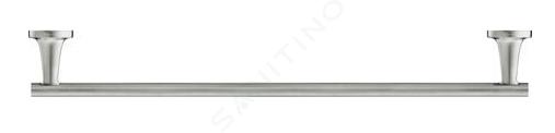 Duravit Starck T - Handdoekhouder, lengte 60 cm, geborsteld rvs 0099427000