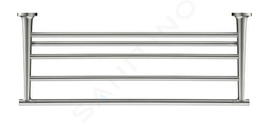 Duravit Starck T - Porte-serviettes, longueur 60 cm, inox brossé 0099447000