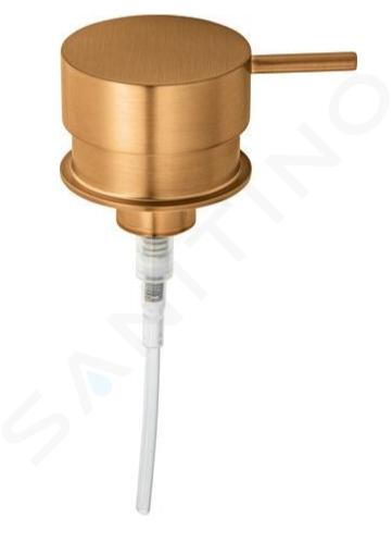 Duravit Starck T - Bomba dispensadora de jabón de recambio, bronce cepillado 1004690400