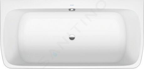 Duravit Qatego - Bañera 180x80 cm, blanco 700615000000000