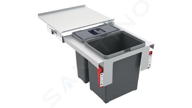 Franke Sortery - Cubo de basura integrado Garbo 45-2 121.0200.692