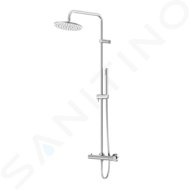 Steinberg 340 - Set de douche avec thermostat, diamètre 22 cm, chrome 340 2721