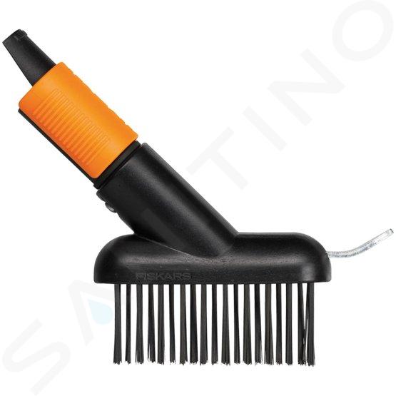 FISKARS Outils de jardinage - Brosse pour dalles, QuikFit, sans manche 1000657