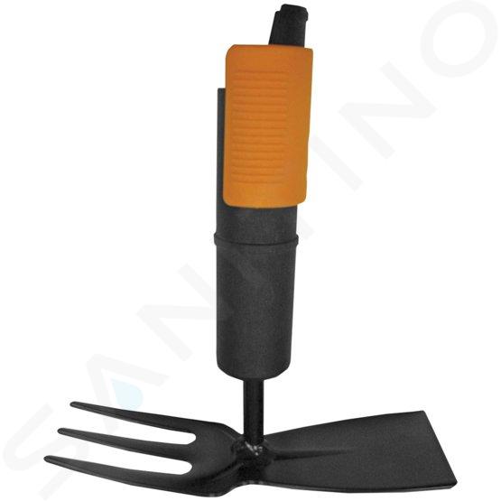 FISKARS Attrezzi da giardino - Zappetta bifacciale, QuikFit, senza manico 1000735