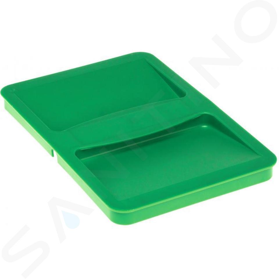 Franke Reserveonderdelen - Deksel voor Cube 14 l afvalemmer, groen plastic 133.0028.395