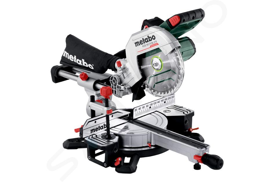 Metabo Náradie - 18V AKU kapovacia a pokosová píla 216 mm, 2x aku 5,2 Ah LiPower, nabíjačka 614216650