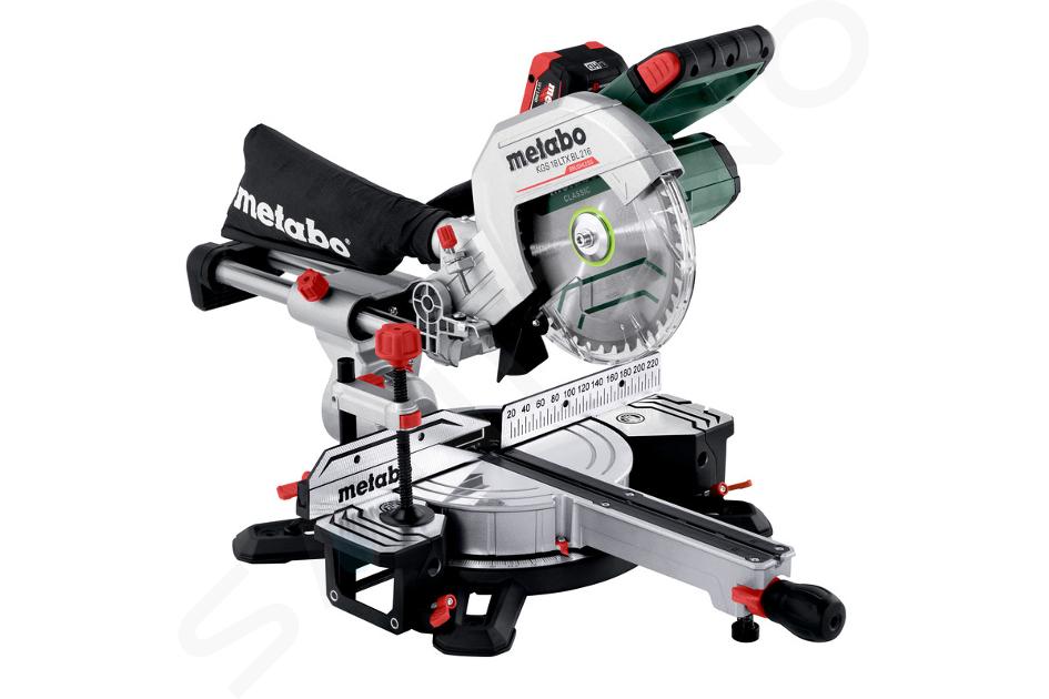 Metabo Náradie - 18V AKU kapovacia a pokosová píla 216 mm, 2x aku 8,0 Ah LiHD, nabíjačka 614216810