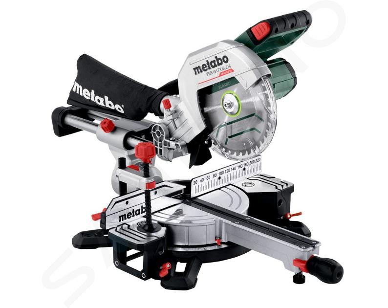 Metabo Herramientas - Tronzadora e ingletadora AKU 18V con desplazamiento KGS 18 LTX BL 216, sin batería 614216850