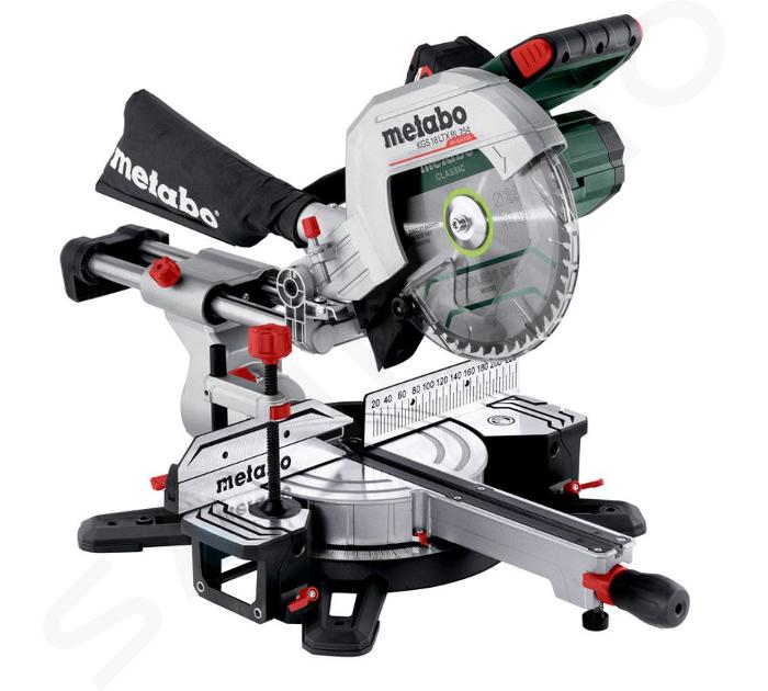 Metabo Náradie - 18V AKU kapovacia a pokosová píla 254 mm, s pojazdom, 1x aku 4,0 Ah, nabíjačka 614254920