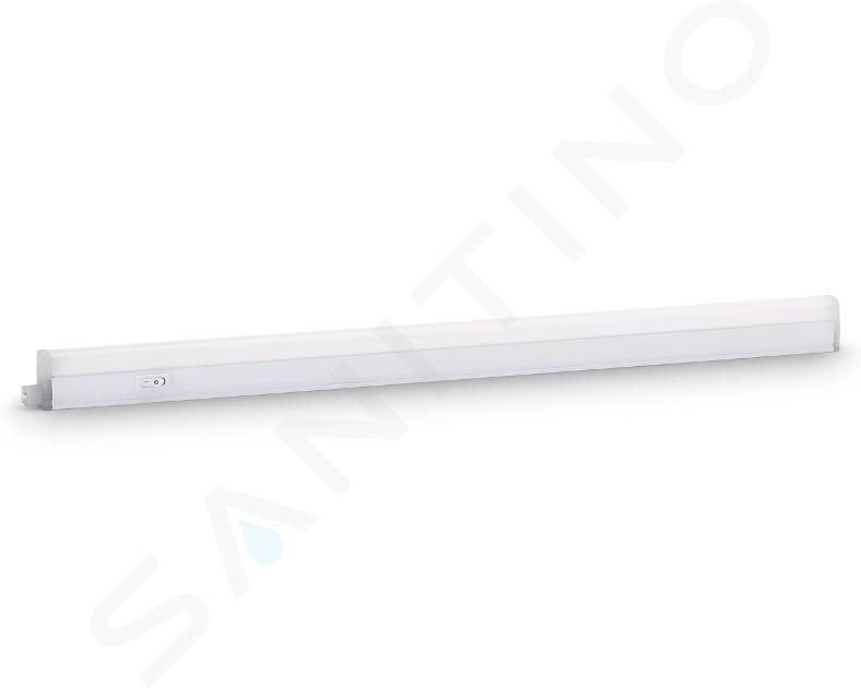 Philips Iluminare - Baghetă iluminare fluorescentă cu LED, lungime 112 cm, 2700 K, 18 W, alb 915004985802