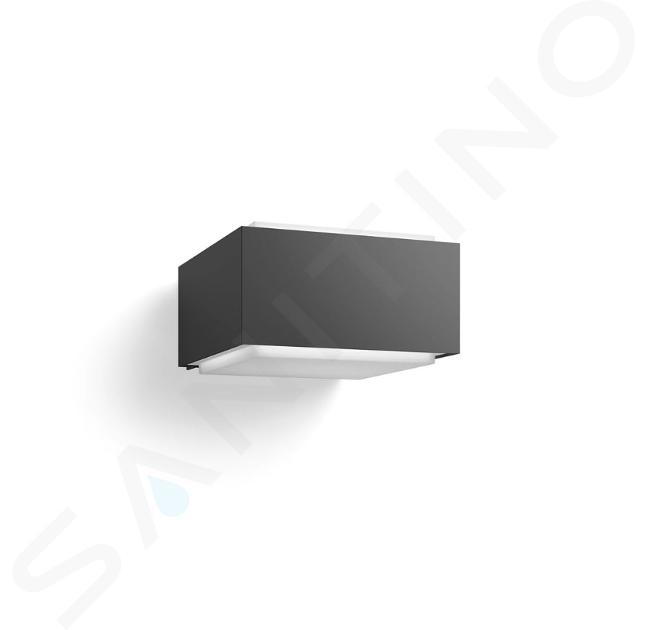 Philips myGarden - Lampada a parete per esterni 16x9 cm, E27, antracite 915005361101