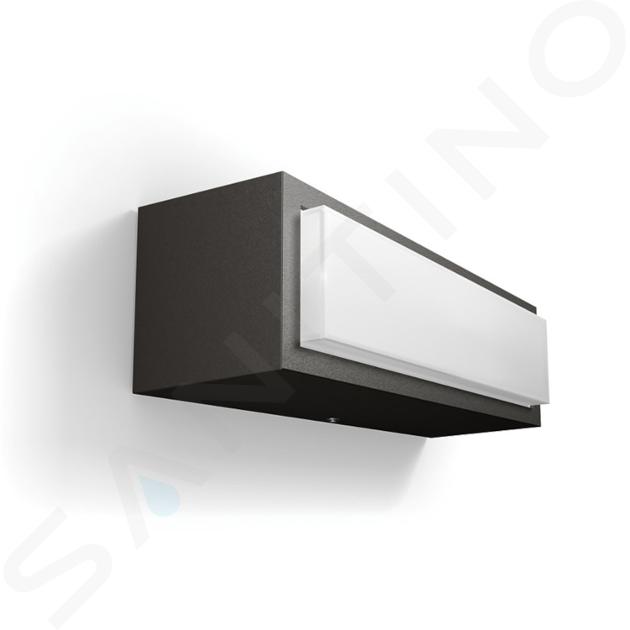 Philips myGarden - Kinkiet zewnętrzny LED 20x6 cm, 4000 K, 4,5 W, antracyt 915005382702