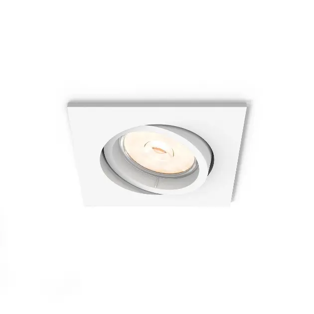 Philips myLiving - Dispositivo LED da incasso 9x9 cm, GU10, bianco 915005416801
