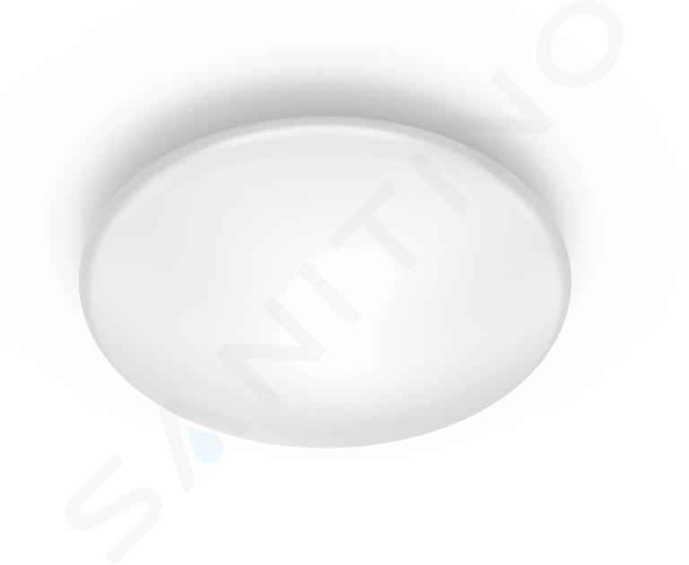 Philips Illuminazione - Plafoniera LED a soffitto, diametro 26 cm, 2700 K, 12 W, con sensore, bianco 929002215901