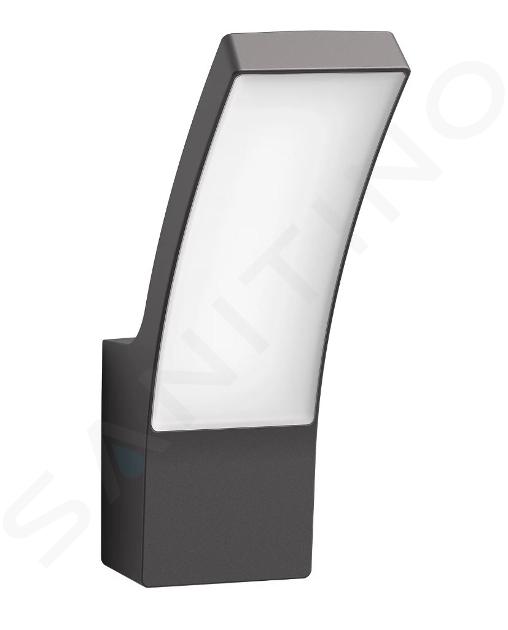 Philips myGarden - Lampă de perete pentru exterior cu LED, 24x8 cm, 4000 K, 12 W, antracit 929003188401