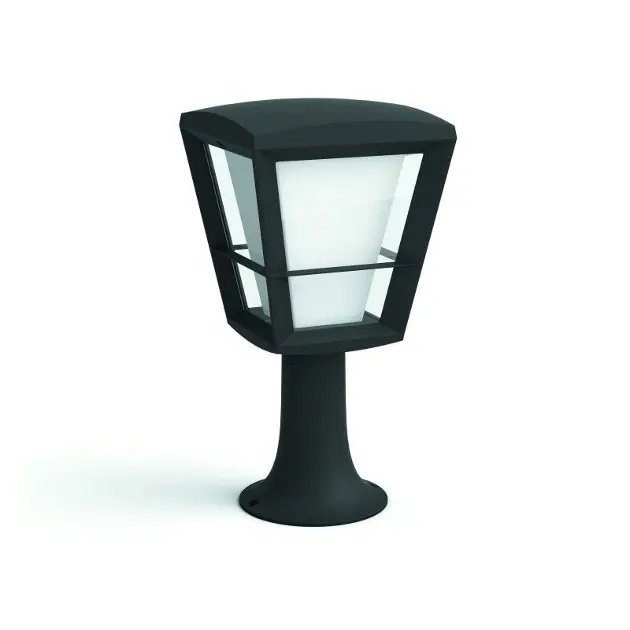 Philips Hue Econic - Smart Outdoor Sockelleuchte, schwarz 915005732501