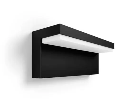 Philips Hue Nyro - Aplică de perete LED inteligentă pentru exterior, negru 915005841701