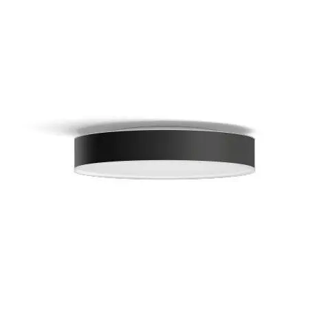E-shop Philips Hue Enrave - Inteligentné stropné LED svietidlo, priemer 38 cm, s ovládačom, čierna 915005996701