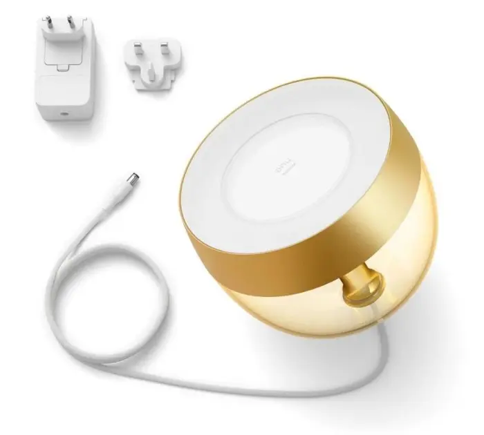 Levně Philips Hue Iris - Chytré stolní LED svítidlo, zlatá 929002376402