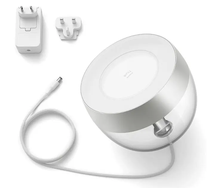 Levně Philips Hue Iris - Chytré stolní LED svítidlo, stříbrná 929002376703
